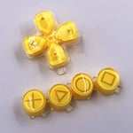 Bouton Cristal De La Manette De Jeu Abxy Bouton À Fonction Croisée Pièce De Rechange Pour Poignée De Jeu Ps5 (Jaune)