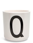 Kids Personal Eco Cup White Design Letters