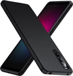 For Sony Xperia 10 IV Case Slim Soft Silicone Gel Cover - Matte Black 