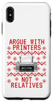 iPhone XS Max Ugly Christmas Printer, IT Technician, Computer Office Funny Case