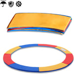 Froadp - 305cm Coussin de Protection Trampoline Contour pour Rebord Couvercle à Ressort avec Sangles de Fixation Résistant aux uv Tapis de Sécurité