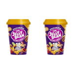 Jelly Bean Factory Fruit Flavours Cup | 18 Fruit Flavour Mix | Gluten and Gelatine free | Sharing candy (1 x 200g) (Pack of 2)