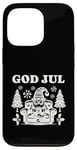 Coque pour iPhone 13 Pro God Jul Swedish Scandinavian Gnome Merry Christmas