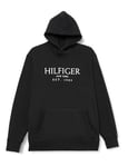 Tommy Hilfiger Men's Bt-big Hilfiger Hoody-b Mw0mw37916 Pullover Hoodie, Black (Black), XXL