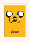 Pyramid International Adventure Time-Jake-Mounted Print Memorabilia 30 x 40cm, Paper, Multicoloured, 30 x 40 x 1.3 cm