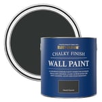 Rust-Oleum Black Matt Emulsion Wall Paint - Natural Charcoal (Black) 2.5L