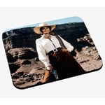 Tapis de Souris Photo de Film Femme Cowboy Western Revolver Original Vintage