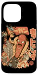 Coque pour iPhone 14 Pro Max Super Hot Dog Monster Food Japonais City Kawaii Hot Dog