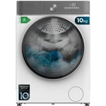 Cecotec - Lave-linge de capacité 10 kg de et 1400 tr/min, 16 programmes,Classe a, moteur Inverter Plus, Steam Max, smart wash et détecteur de charge