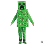 Minecraft Creeper Child Costume 33.02L x 25.4W x 5.715H cm