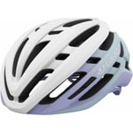 Casque Giro Agilis Blanc Violet Mat  Taille S (51-55 Cm) - Style Et Performance