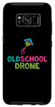 Coque pour Galaxy S8 Kite Flying - Drone Oldschool