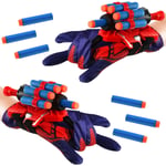 2 set Spiderman Launcher Handskar, Barn Plast Cosplay Handske Helt