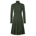 Jumperfabriken Henna Rollneck Dress Grön