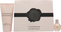 Viktor & Rolf Flowerbomb Gift Set 7ml EDP + 50ml Body Lotion