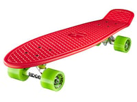 Ridge Retro 27 Skateboard complet Rouge/Vert 27" x 7,5" - 69 cm