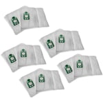 50x sacs aspirateur, compatible avec Numatic Henry NRV200-22, Henry PPR200-12, Henry PVR200-A, Hetty HET200-A, HZQ200 - Micro-polaire - Vhbw