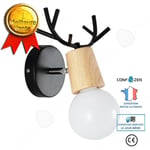 CONFO® Nordic Simplicity Vägglampa Horn LED Vardagsrumstrappa Gang Sovrum Sängbord