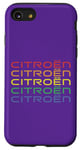 Coque pour iPhone SE (2020) / 7 / 8 Logo Citroën Rainbow Cascade