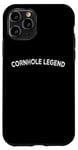 Coque pour iPhone 11 Pro Cornhole Champion Pouf poire Toss Team Legend Corn Hole