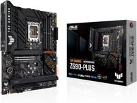 Tuf Gaming Z690-Plus - Carte Mère Gaming Intel Z690 Lga 1700 Atx (15 Drmos, Pcie 5.0, Ddr5, 4 X M.2, Intel 2.5 Gb Lan, Usb 3.2 Gen 2X2 Type-C, Thunderbolt 4)