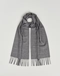 Piacenza Cashmere Cashmere/Silk Glencheck Scarf Light Grey