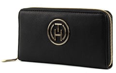 Tommy Hilfiger Gift Giving Z/A AW0AW01828 Portefeuille pour Femme 20 x 11 x 3 cm (l x H x P), Noir 001 001, 20x11x3 cm (B x H x T)