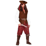 W WIDMANN MILANO Party Fashion - Costume capitaine pirate, flibustier, corsaire, capitaine, déguisements de carnaval