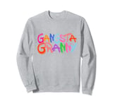 Emo Gangsta Granny Gangster Grandmother Grandma Grammy Sweatshirt