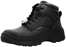 Skechers for Work Men's Burgin-Tarlac Industrial Boot,black embossed leather,10.5 M US