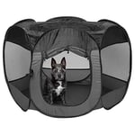 Furhaven Pop Up Playpen Pet Tent Playground - Gray, Small