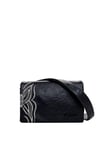 Desigual Accessories PU Hand Bag, Sac à Main en polyuréthane Femmes, Noir, Taille Unique