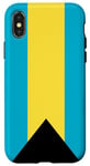 Coque pour iPhone X/XS Bahamas Drapeau Cadeau bahaméen pour les Bahaméens