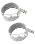 Câble Usb C Vers Lightning(Lot De 2)Pour Iphone 14 13 Pro Max Cable Chargeur Rapide Pd 20W Pour Ipad Prise 2M Long Cordon Charge Certifié Pour Apple Mfi Adaptateur Type C Jack Recharge Câbles Portabl