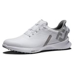 FootJoy Homme Carburant Chaussures de Golf, Boa Blanc Gris, 8.5 UK