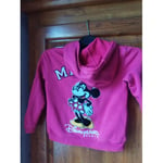 Sweat-shirt enfant Disneyland  Sweat à capuche Minnie Disneyland Paris