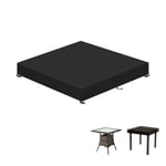 LAMUNI Housse Plateau Table de Jardin 90x90x15cm Bache de Protection Exterieur Housse Table Jardin Carrée Bâche Table de Jardin Imperméable Housse pour Table de Jardin Anti-UV Bache Table Exterieur