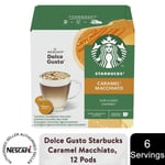 Nescafe Dolce Gusto Starbucks Coffee Pods Caps Box of 12 Caramel Macchiato