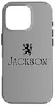 iPhone 16 Pro Jackson Clan Scottish Family Name Scotland Heraldry Case