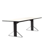 Artek - Kaari Bord Reb 002, Vit laminat, Svartlackad ek - Spisebord - Ronan & Erwan Bouroullec - Hvit - Metall/Tre