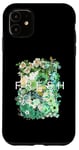 iPhone 11 Green Fresh Bloom Flowers Green Color Graphic Case