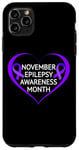 iPhone 11 Pro Max In November We Wear Purple Epilepsy Awareness Month 2024 Case