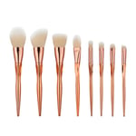 1/4/8pcs Makeup Brushes Set Loose Powder Diamond Yellow-8pcs