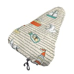 lucky-bonbon Lighthouses,Seagulls and Message in A Bottle Fashion Waterproof Keep Dry Bike Seat Cover The Perfect Bicycle Seat Cover Waterproof Sunscreen And Dustproof For All Bicycle Exercise.