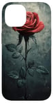 Coque pour iPhone 14 Rose gothique fleur art floral romantique thème cadeau