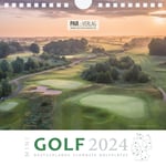 Calendrier de Golf 2024 Mini 21 x 21 cm - Les plus beaux terrains de golf d'A...