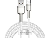 Baseus Usb Cable Baseus Cafule Usb To Usb-C Cable, 66W, 2M (White)