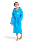 arena Zeal Plus Junior Boys' and Girls' Microfibre Bathrobe, Microfibre Bathrobe with Hood and Pockets, Unisex Quick-drying Bathrobe, Comfortable and Lightweight