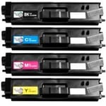 Pack FG Encre Cartouche de Toner Compatible pour Brother TN-900 BK/C/M/Y Lot de 4 - Noir/Cyan/Magenta/Jaune