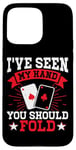 Coque pour iPhone 15 Pro Max Jeu de cartes de poker Jetons de jeu Bluff